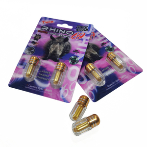 Capsules d'énergie Rhino 69 Elite, Vitalité et amélioration des performances avancées, Style de conditionnement en carte à marque privée - Product Image 2