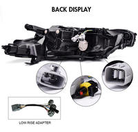 Faros Delanteros LED de Alto Rendimiento de 6000K para Toyota Camry 2018-2023, 12V, Carcasa Resistente a la Corrosión de ABS, Conexión Plug+Play