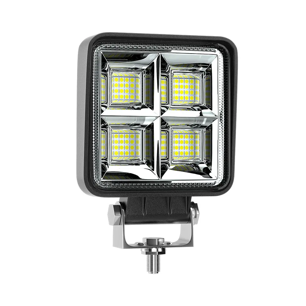 Automotive parts Car Led Spotlight driving light 4 Inch 64leds 192W square LED Work Light For Offroad luces led para camiones