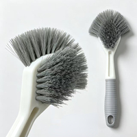 Brosse de nettoyage multifonction FF6390 pour salle de bain, sol, baignoire, évier, rainures et interstices, brosse de nettoyage domestique pour coins difficiles d'accès