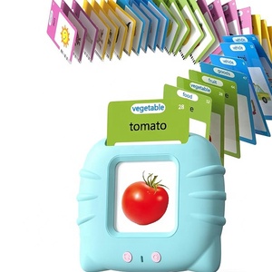 NZMAN Talking Flash Cards para niños pequeños, aprendizaje de idiomas Montessori con 224 palabras, terapia del habla de bolsillo y juguetes para Autismo - Product Image 1