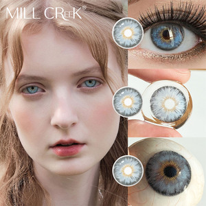 <span class=keywords><strong>Lentilles</strong></span> de contact colorées jetables quotidiennes, lot de 10 (5 paires), vente en gros, look maquillage naturel, plusieurs couleurs - Product Image 5