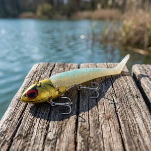 T Tail Lead Metal Artificial Soft Bait Jig Head Sinking Vib Slice Saltwater Sea Bass OEM Supplier - Product Image 3