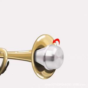 Fabricantes al por mayor tubo de cobre <span class=keywords><strong>trompeta</strong></span> silenciador accesorios de silenciador no molestar a los vecinos artefactos - Product Image 3