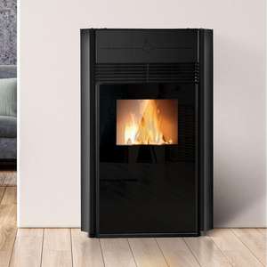 Chauffage à granulés domestique 14KG Capacité de trémie <span class=keywords><strong>Silencieux</strong></span> sous 40dB Surveillance de la sécurité - Product Image 5