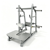 Machine à Squat Commercial à Charge de Plaques, Presse à Jambes, Équipement de Fitness pour Quadricipètes et Ischio-jambiers, pour Salle de Sport et Musculation, Fabricant Direct