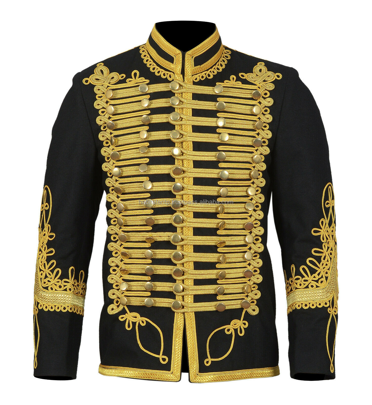 Shop Online Napoleon Style Jacket High-Quality Wool, Customizable