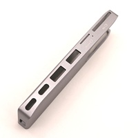 Boîtier USB personnalisé en aluminium 6061 et acier inoxydable pour stylo d'enregistrement sonore usiné CNC et anodisé
