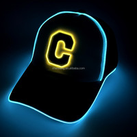 Berretto da Baseball luminoso da palcoscenico con luci a LED per la festa del cappello da festa dovrebbe supportare il cappello da scena per spettacoli Hip-Hop