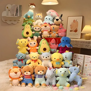Vente en gros usine de poupées en peluche super douces personnalisées de 10-20 cm pour machines à griffes, avec doublure en filet, idéales comme cadeaux - Product Image 1