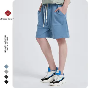 Pantaloncini estivi da tuta personalizzati pantaloncini da Jogger da basket francese da ginnastica pantaloncini da uomo in cotone