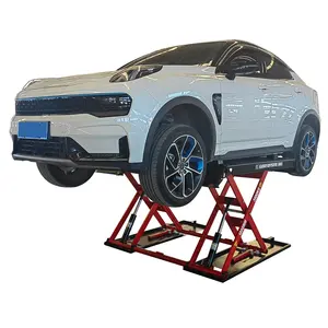 3.5T 2 Cylinder Cheap Portable Mobile Movable Mid-rise Scissor Car Lift Car Lifting Machine