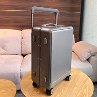 Ensemble de 3 valises et bagages de voyage personnalisés en plastique ABS à motifs, pour échantillon