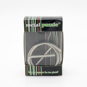 Custom Packing Classic <strong>Iq</strong> Puzzler <strong>Pro</strong> Logical Decor 3d Brain Teaser <strong>Puzzle</strong> Game Metal Lock Interlock - Product Image 6