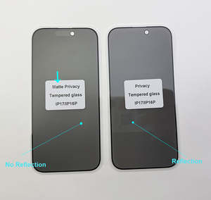 อุปกรณ์ป้องกันหน้าจอสีด้านสำหรับโทรศัพท์17 9ชั่วโมงป้องกันการสอดแนมกันรอยขีดข่วน - Product Image 2