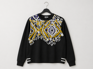 Sudadera extragrande estampada para mujer, informal, de manga larga, cuello redondo, estilo urbano, para invierno - Product Image 2