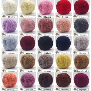 Hilo <span class=keywords><strong>de</strong></span> terciopelo <span class=keywords><strong>de</strong></span> ardilla, grosor medio, 4 hebras, mezcla <span class=keywords><strong>de</strong></span> <span class=keywords><strong>lana</strong></span> acrílica, para tejer a mano, ganchillo, aguja, hilo para empaquetar - Product Image 3