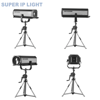 Luz de Seguimiento LED de 1000W 3 ° -7 °   Iluminación LED Zoom de Alta CRI Ra93 DMX512 RDM para Escenarios, Luces con Efecto DJ para Bodas, Teatro y Espectáculos