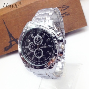 นาฬิกาข้อมือสแตนเลสสตีลสำหรับผู้ชาย ดีไซน์สปอร์ตและธุรกิจ - Product Image 5