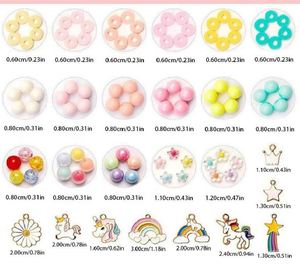 Kit de perles en vrac pour la confection de bijoux pour enfants - Product Image 4