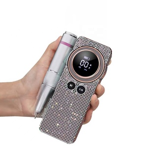 Perceuse à ongles électrique professionnelle 35000 tr/min, machine à polir les ongles, machine à polir le gel UV, fournitures de beauté pour les ongles - Product Image 1