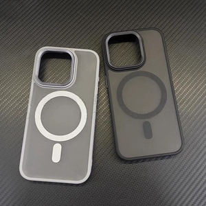 Kết cấu da Matte rõ ràng PC <span class=keywords><strong>Mag</strong></span> trường hợp đối với Redmi 13 POCO M6 4G RM 14C 14R 13C lưu ý 13 Pro 5G trong suốt từ điện thoại di động Bìa - Product Image 1