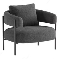 Muebles de Estilo Wabi-Sabi, Sofá Individual Informal para Tienda de Ropa, Modelo de Tendencia