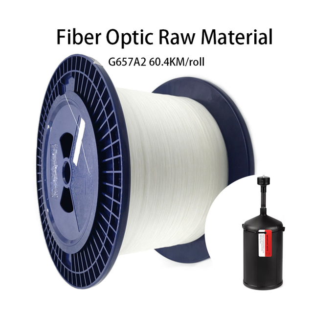 G657A2 Single Mode FPV Drone Fiber Optic Cable Reel Anti-Interference Fiber Optic Raw Material for FPV Drone