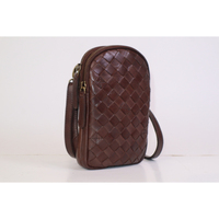 Nouveauté : Sac de téléphone pour femme en cuir véritable, grande capacité, cuir de vachette pleine fleur, logo personnalisé, vente en gros