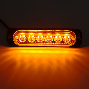 Luz de Advertencia Lateral <span class=keywords><strong>para</strong></span> Camión Ultrafina de 6 LED, 12-24V, Impermeable, Luz Estroboscópica Intermitente - Product Image 4