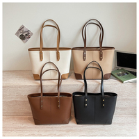 Sac bandoulière femme en cuir PU avec fermeture éclair, doublure polyester, sac fourre-tout portable, nouvelle collection, vente en gros usine