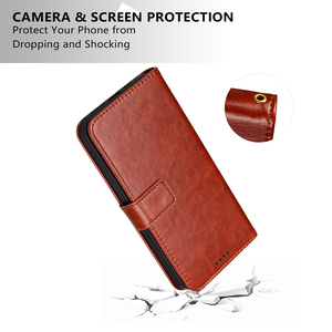Étui de téléphone en cuir PU de luxe avec fentes pour cartes, support de téléphone, <span class=keywords><strong>portefeuille</strong></span>, coque pour <span class=keywords><strong>Samsung</strong></span> J3 J4 <span class=keywords><strong>J5</strong></span> J6 J7 J8 Pro Duo Prime Plus 2017 2018 - Product Image 3