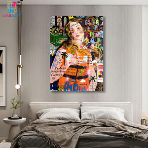 UNIART Ocean Venus Graffiti Pop Art tela da parete arte <span class=keywords><strong>Banksy</strong></span> Graffiti arte tela pittura per la decorazione della casa - Product Image 6