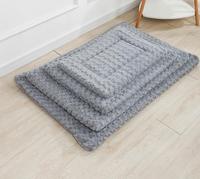 Produits et accessoires pour animaux de compagnie les plus vendus, matelas pour chien, tapis pour chien épais et chaud avec forme de rose en peluche pour chien de grande, moyenne et petite taille