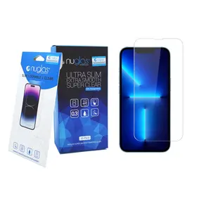 Ondersteuning Oem/Logo Verpakking Hot Sale 9H Premium Gehard Glas Scherm 10Pack Voor Iphone 13 Screen Protector Film 13