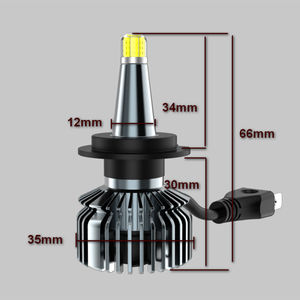 DLAND <span class=keywords><strong>GYD</strong></span>-bombillas de faro LED para coche, lámpara brillante de 360 grados, 6000K, con LED y ventilador, 4800LM, 12V, 56W - Product Image 3