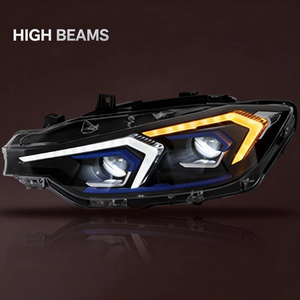 Nuevos Faros Delanteros LED para <span class=keywords><strong>BMW</strong></span> Serie 3 F30 F31 F35 2012-2018, Estilo Ikon, DRL con Ojos de Ángel, 8000K, Accesorios Automotrices - Product Image 4