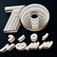 Enseigne personnalisée en acrylique et aluminium avec logo miroir infini 3D, lettrage LED Abyss pour salle de jeux e-sport, studio technologique, décoration murale