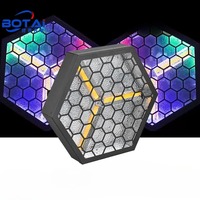 BOTAI 3x60W rétro Blinder RGBW hybride faisceau mobile lumières UV émettant LED COB Source anti-tempête IP65 boîtier DMX512 DMX pour DJ