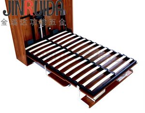 Jin rui da cơ chế phần cứng giường Murphy gấp hàng đầu hạng nặng, hệ thống giường tường tiết kiệm không gian 3 trong 1 với ghế sofa & bàn tích hợp - Product Image 3