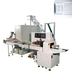 Small Businesses Manufacturing Machine Disposable Towel Bath Towel Wipes Non-woven Fabric Folding And Packaging Machine