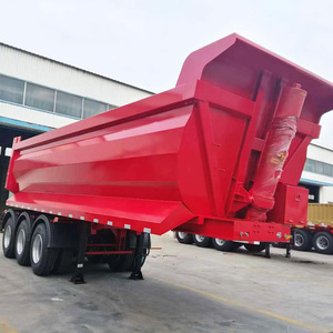 Semirremolque Volquete Trasero de 3/4 Ejes y 60 Toneladas, Remolque Basculante, Camión Volquete en Venta - Product Image 1