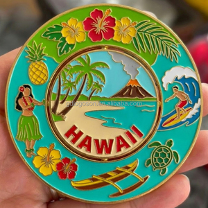 Imán de Refrigerador de Metal con Diseño de Recuerdo Turístico de <span class=keywords><strong>Mauricio</strong></span>, Hawái, Islas Seychelles, Precio de Fábrica - Product Image 4
