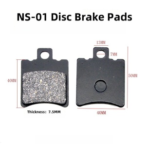 Accessoires pour motos et véhicules électriques : Plaquettes de frein à disque, Plaquettes de frein - Product Image 2