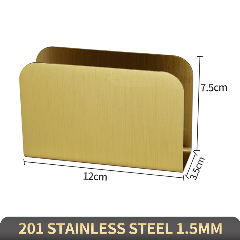 Square style - electroplated yellow titanium