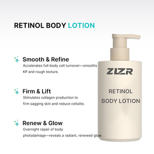 Loción Corporal con Retinol ZZR 500 ml, Antienvejecimiento, Hidratante, para Uso Nocturno, para Todo Tipo de Piel, Vegana, No Irritante - Product Image 1