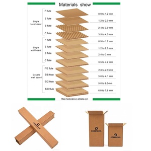Boîte d'expédition pliable durable en carton ondulé 3 plis pour tapis de yoga, clubs de golf, bâtons de baseball, tubes et transport de objets longs - Product Image 3