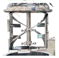 Mélangeur automatique de réservoir IBC en acier inoxydable avec agitateur, moteur 220V pour le traitement chimique et le broyage de poudre