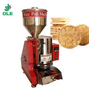 Newest Design Puffed Rice Cake Popping Machine Automatic Korean Popped Rice Cake Machine