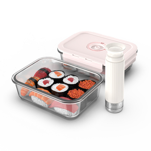 Rõ ràng Kính bảo quản & ướp chân không thực phẩm lưu trữ container với chức năng chân không tươi thực phẩm kín Saver - Product Image 2